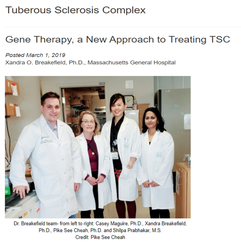dr cheah pike see tuberous sclerosis complex gene therapy