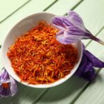 saffron in bowl