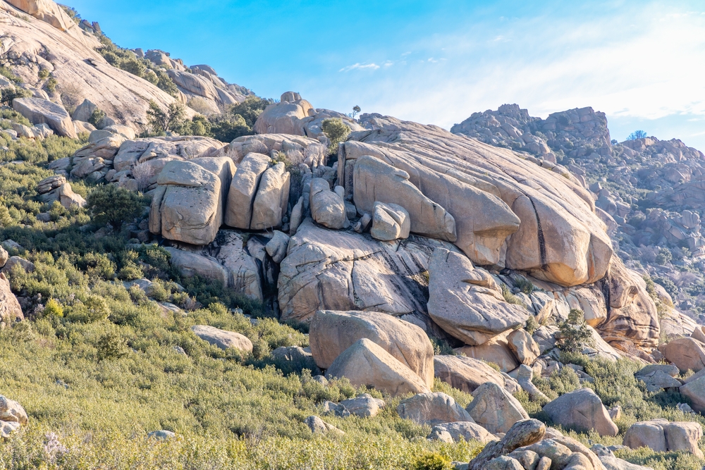 oceans, granite rock