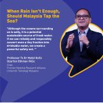 rain, seawater, desalination, FAScinate, dzafrfan othman