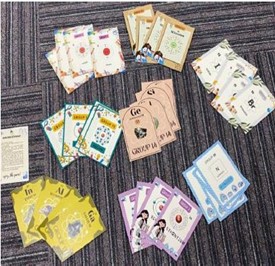 kimia, family atom card, chemistry, salmiah jamal