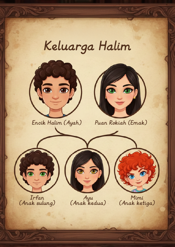 genetik, keluarga halim, rasyidah ramli